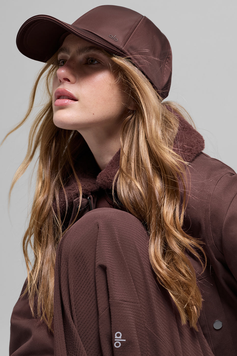 Satin Off-Duty Cap - Brownstone - Image 2