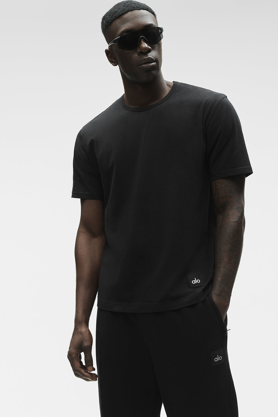 Essential Short Sleeve Street Tee - Black - Image 3