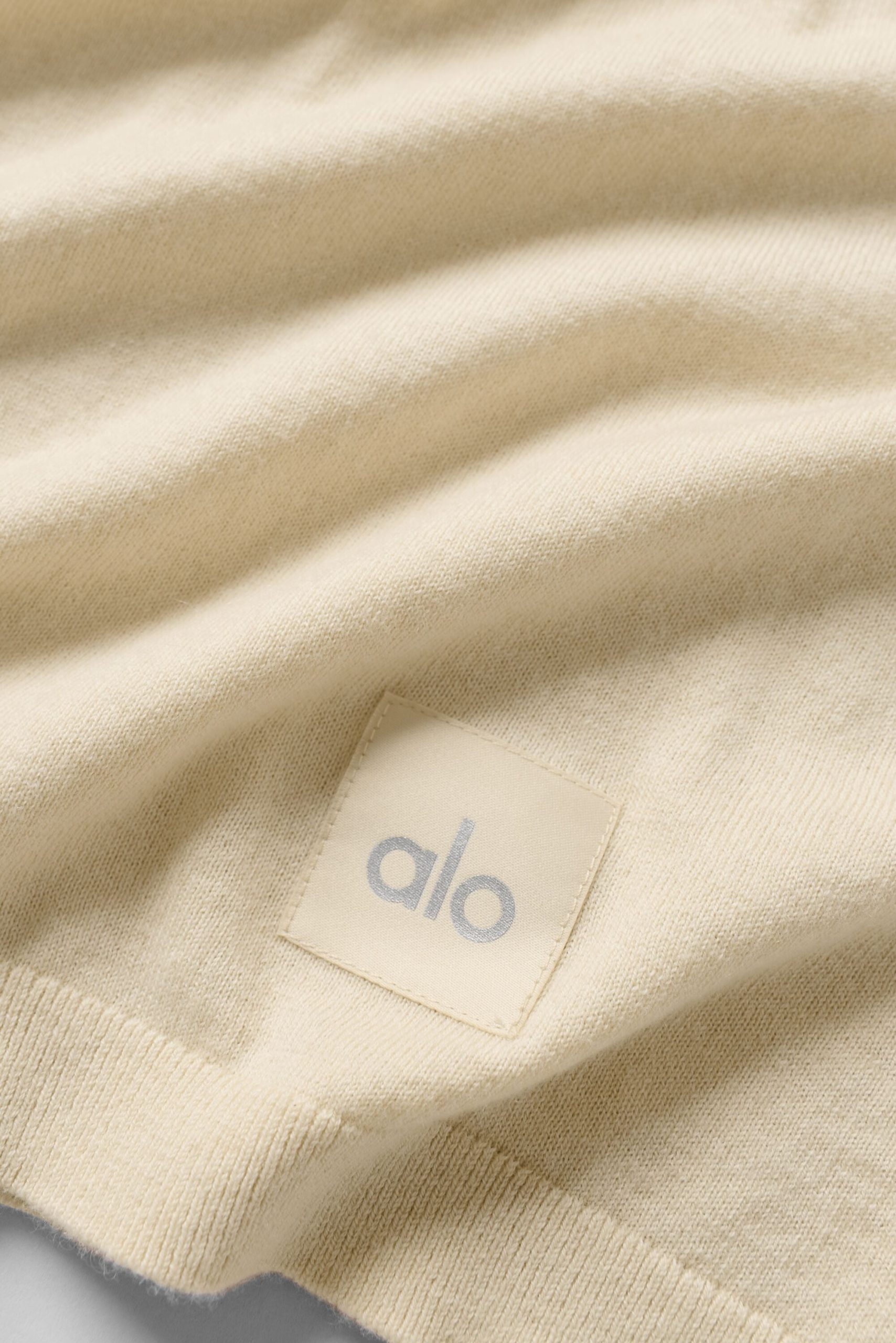 Cotton Cashmere Ever Soft Short Sleeve Crew - Sandy Beige - Image 6