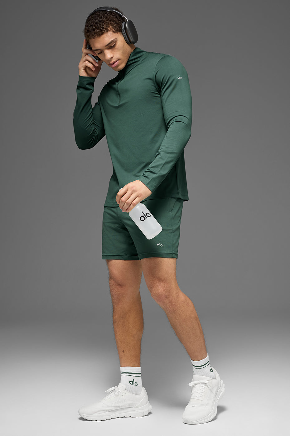 Conquer 1/4 Zip Reform Long Sleeve - Clover Green - Image 4