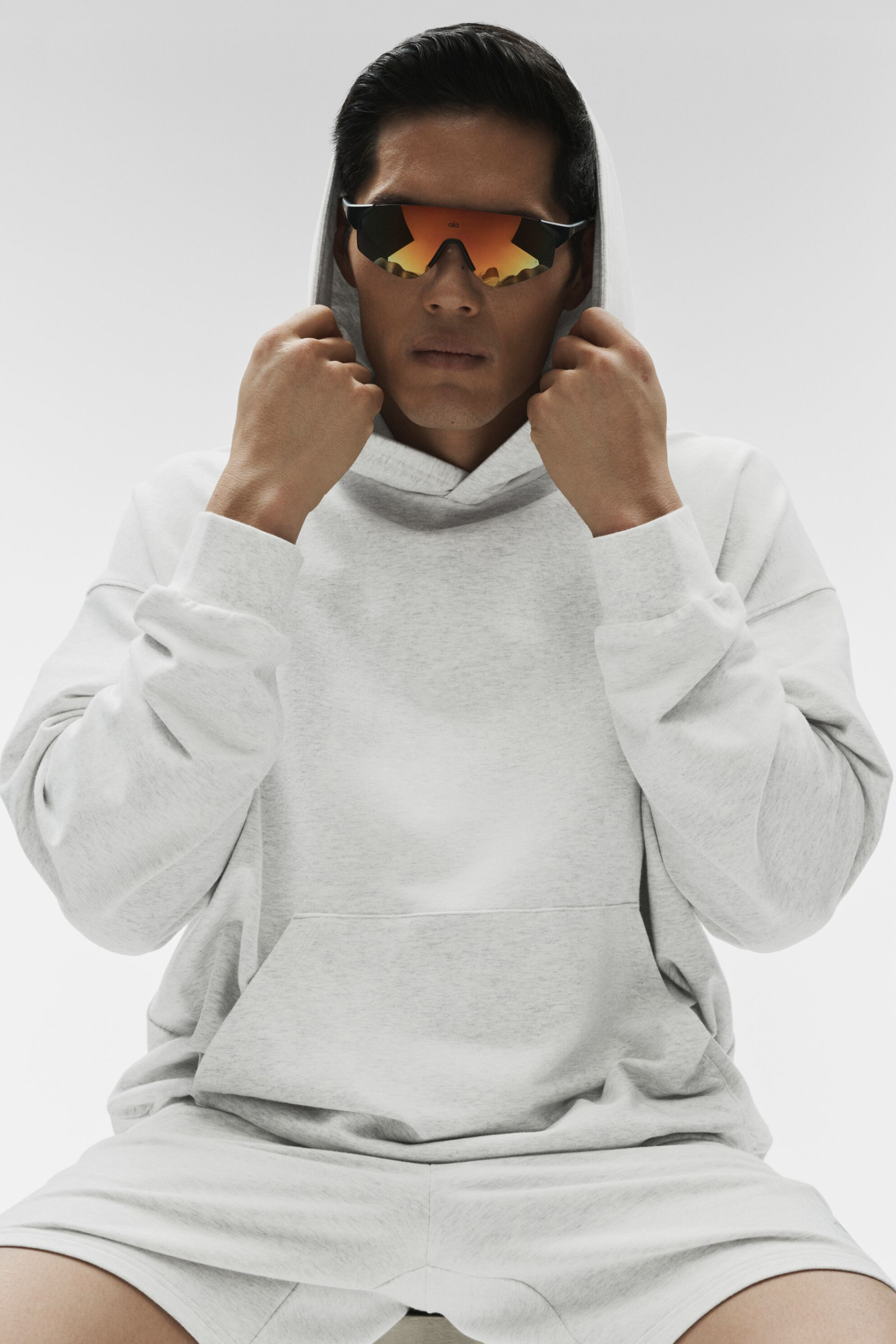 Double Take Hoodie - White Heather - Image 3