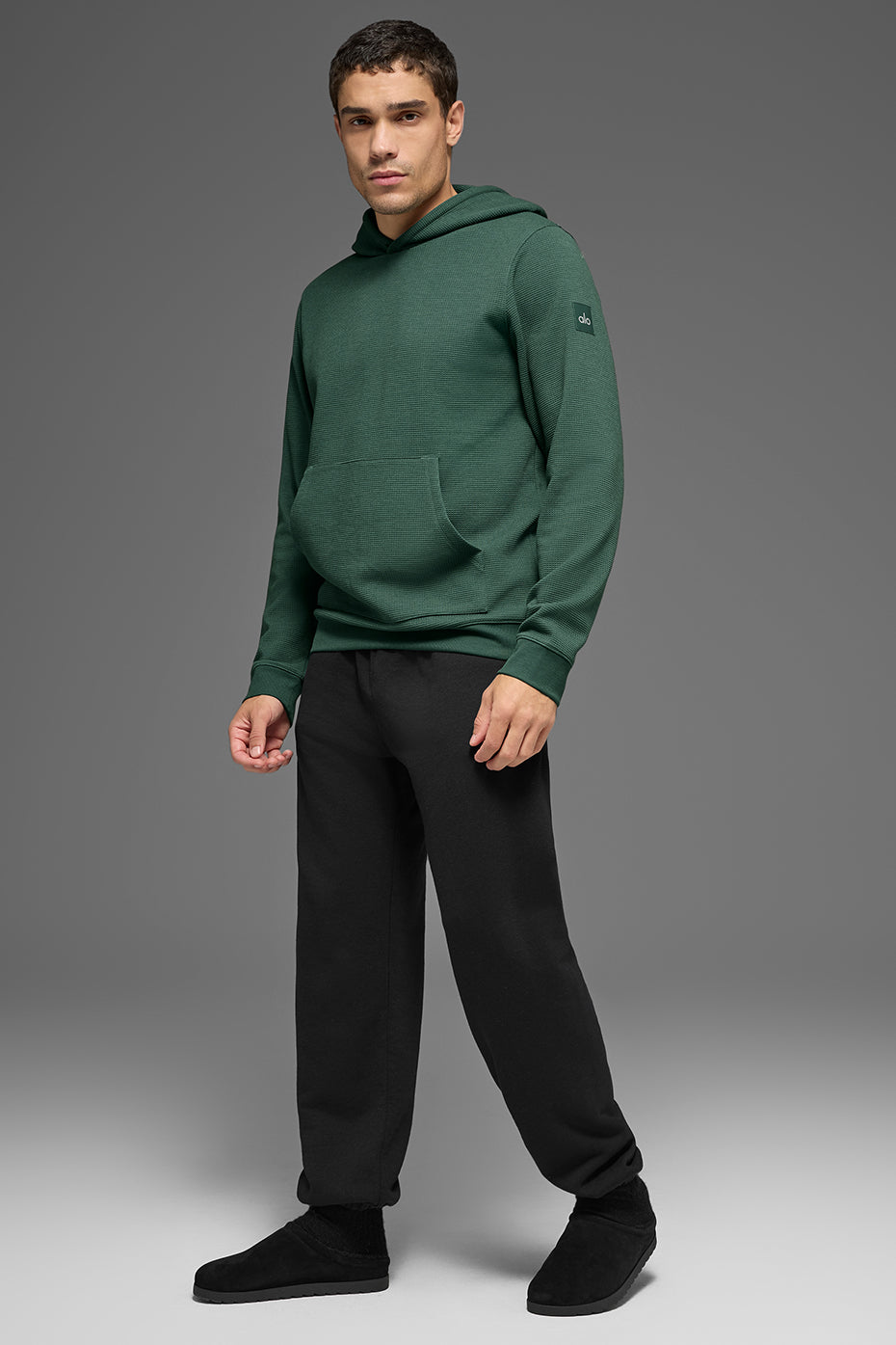 Waffle Lounge Hoodie - Clover Green - Image 5