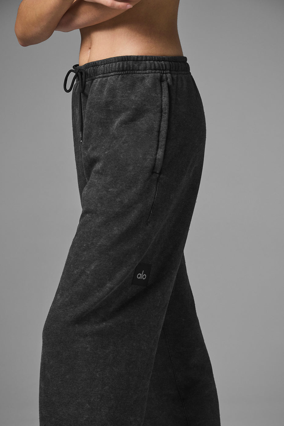 Chill Vintage Wash Sweatpant - Black Wash - Image 2