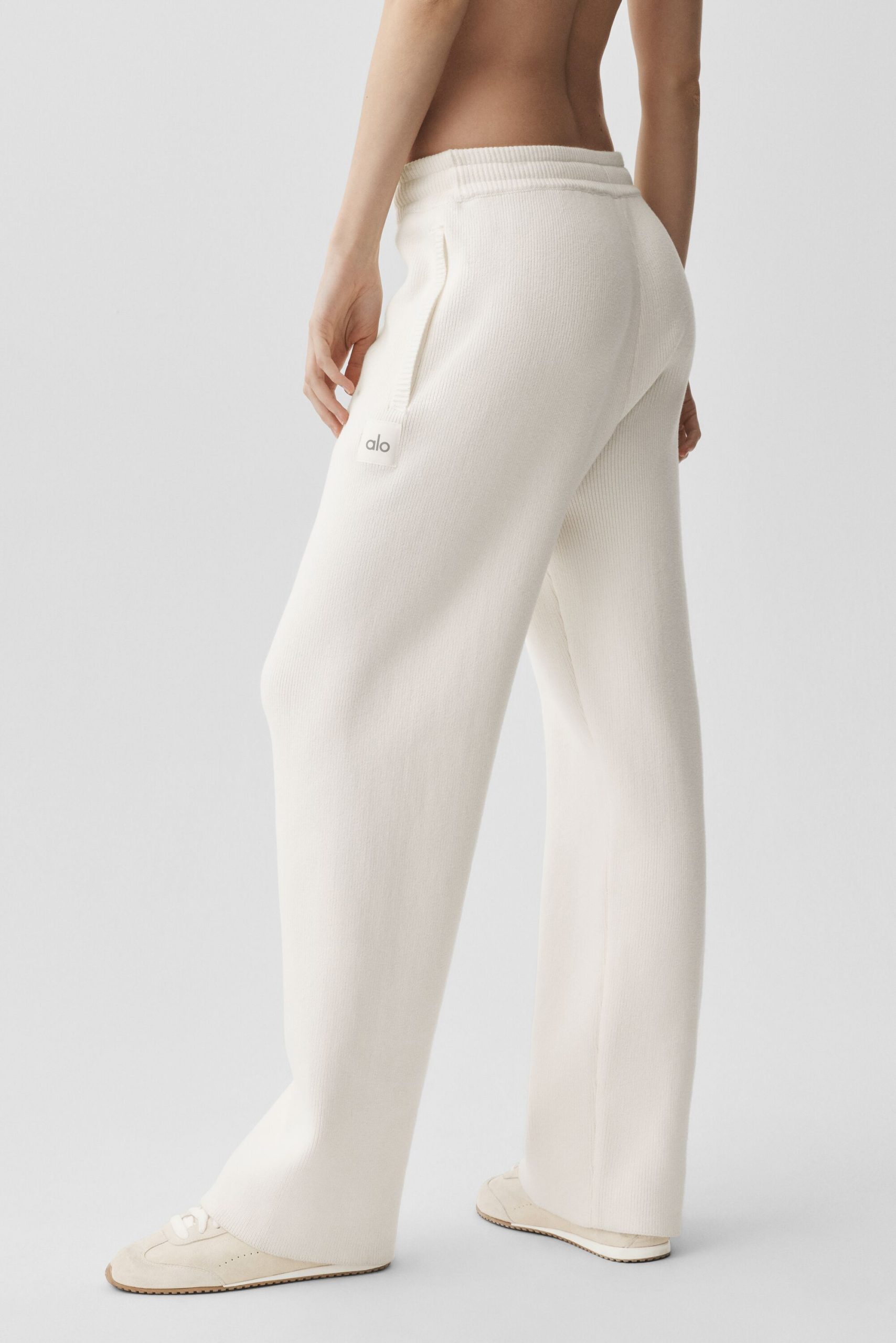 Scholar Straight Leg Sweatpant - Ivory - Image 2
