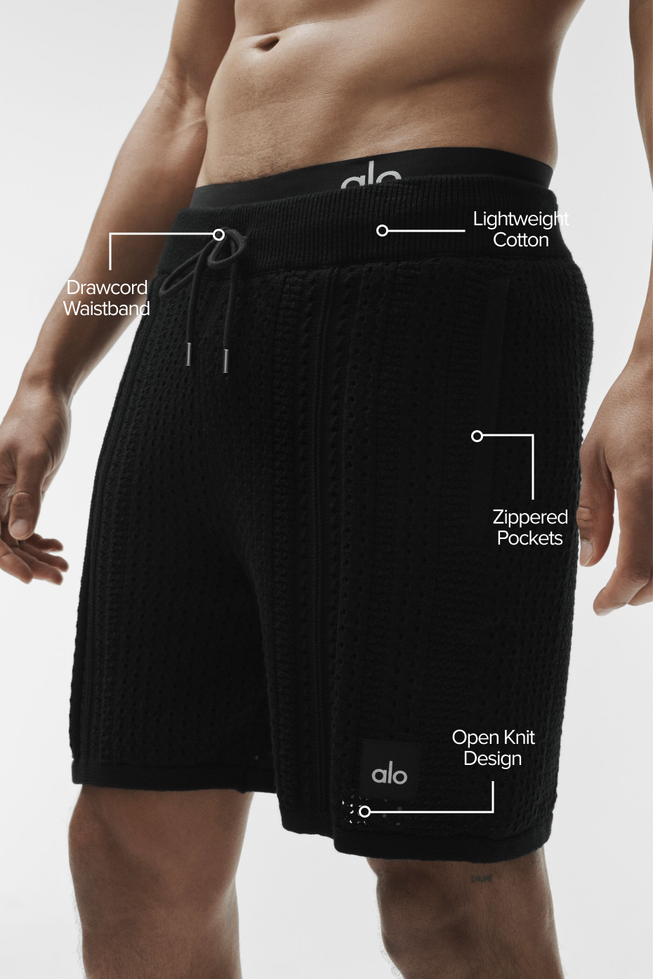 7 Coastline Knit Short - Black - Image 2