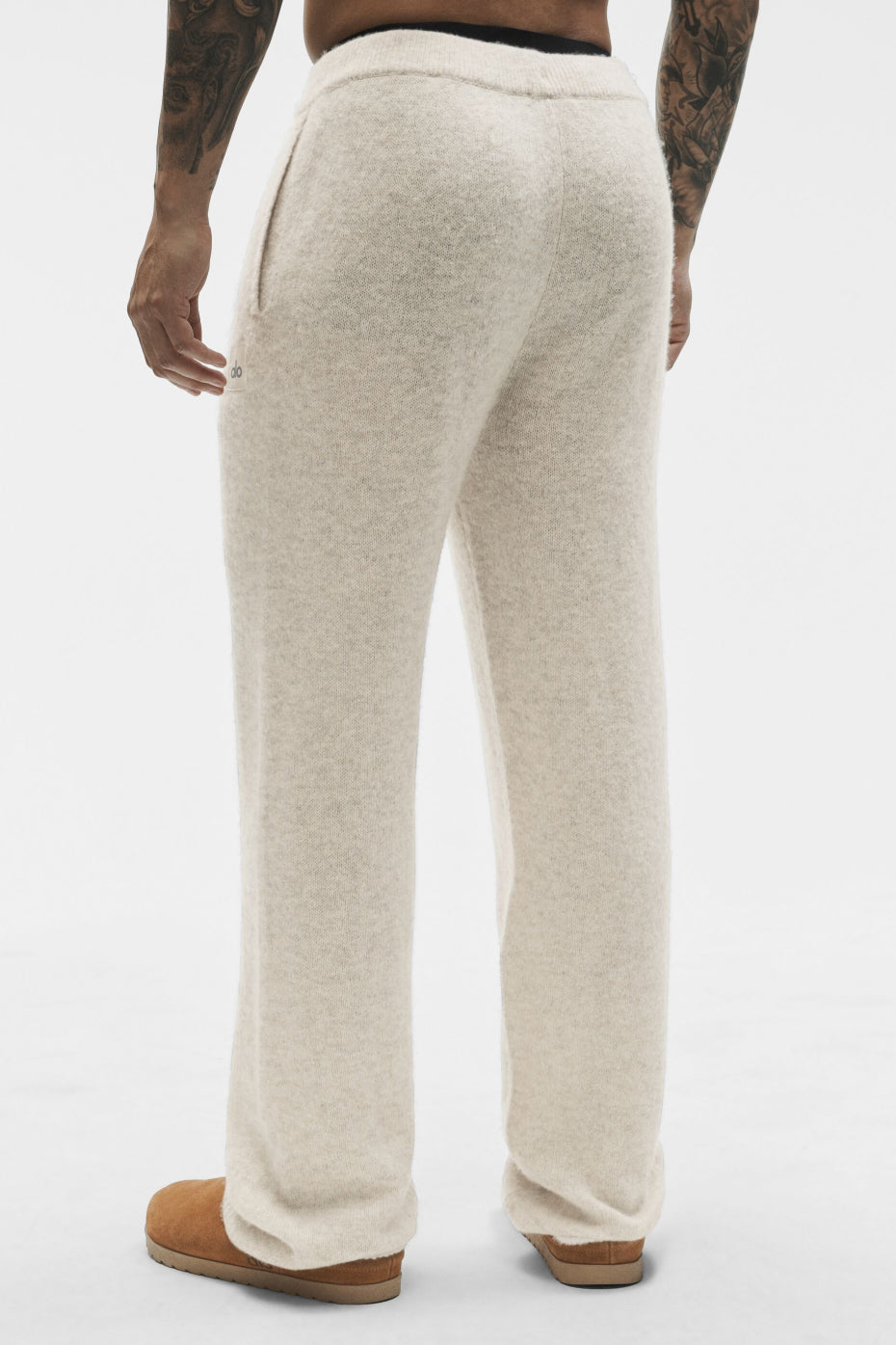 Wool Cashmere New Class Sweatpant - Oatmeal Heather - Image 4