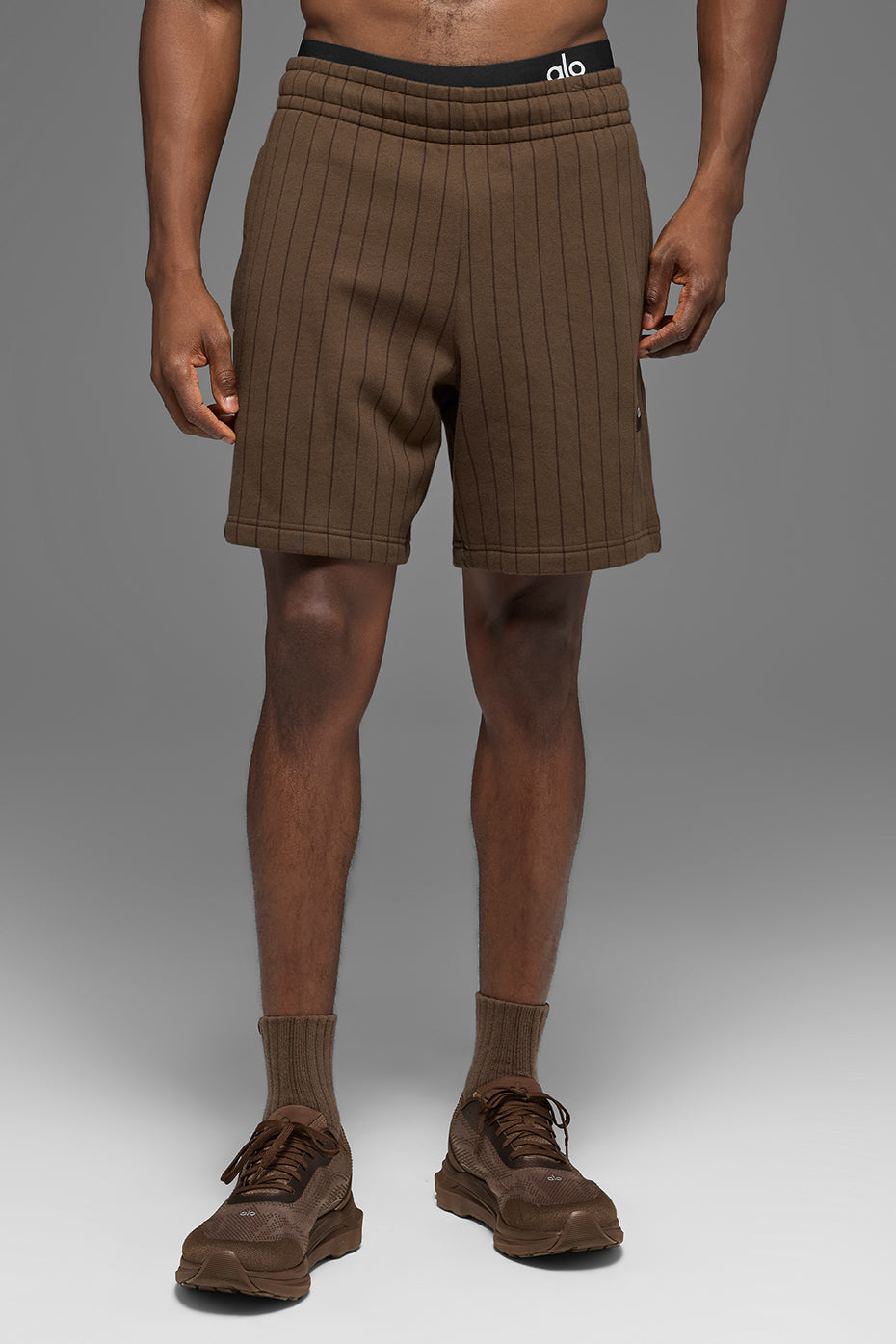 7 Pinstripe Short - Espresso Pinstripe
