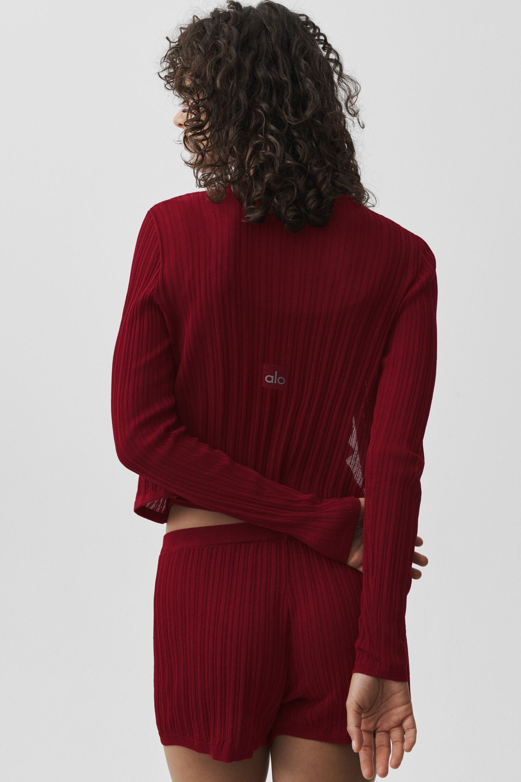 Sweater Sunlit Cardigan - Summer Romance Red - Image 2