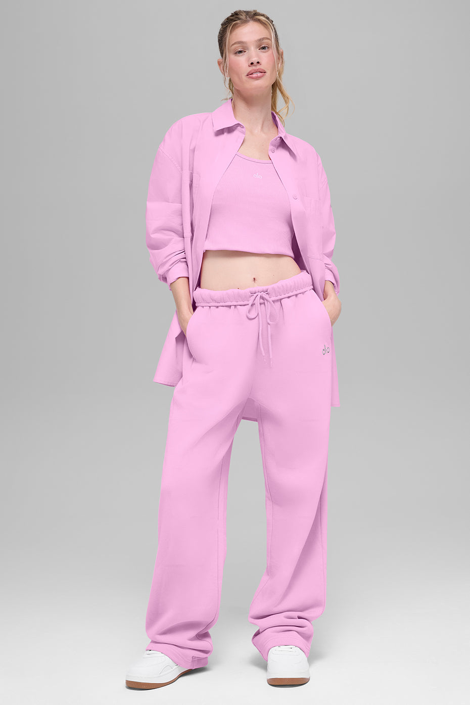 Cotton Real Deal Button Up Long Sleeve - Candy Heart Pink - Image 5