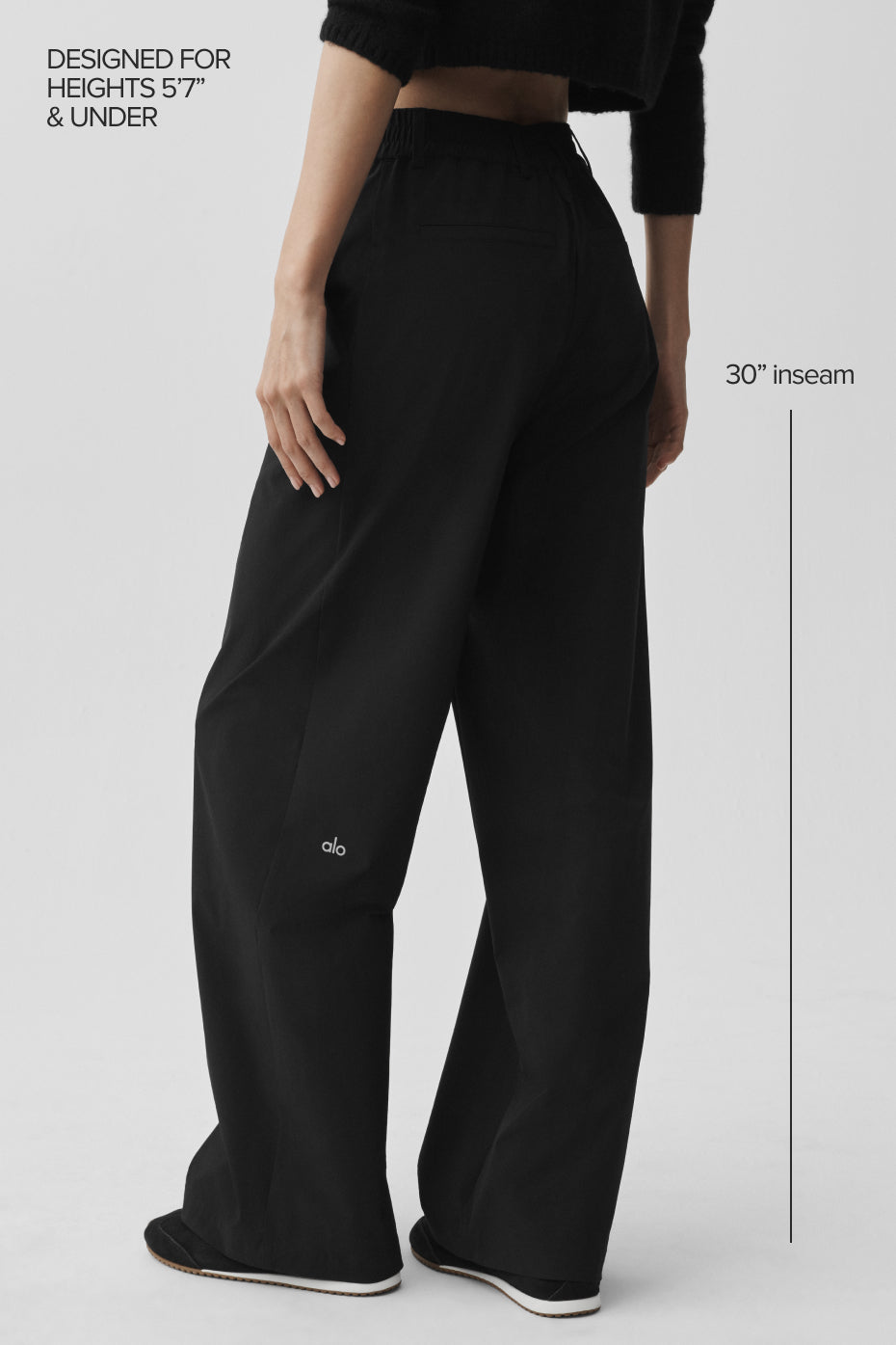 High-Waist Pursuit Trouser (Regular) - Black - Image 2