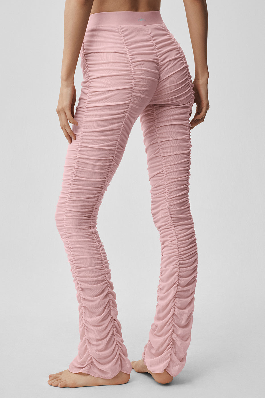 Airlift Mesh High-Waist Cherish Legging - Vintage Pink - Image 2