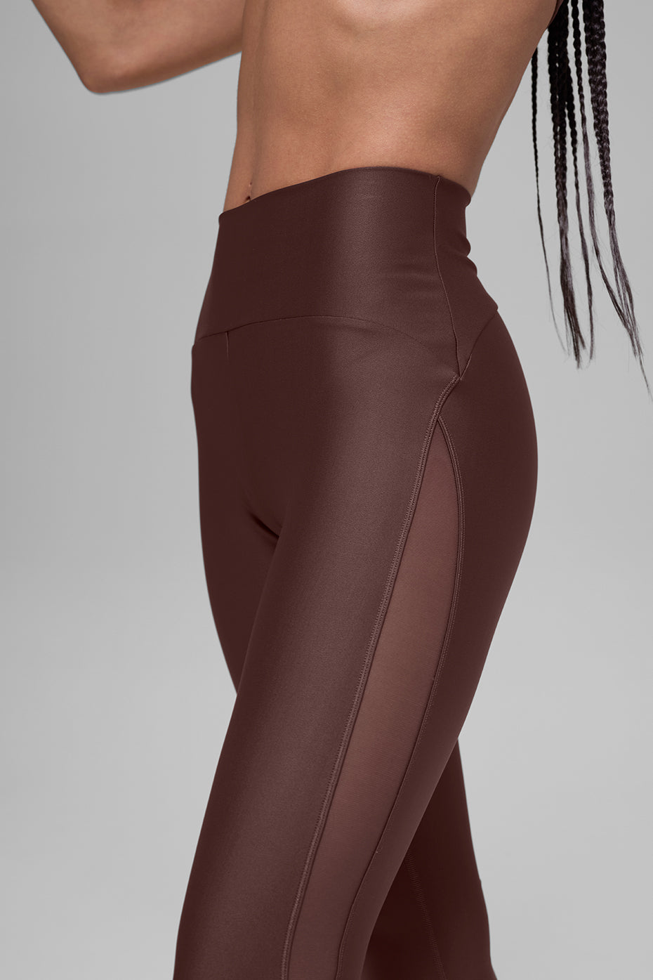 Airlift High-Waist Mesh Infatuation Legging - Brownstone - Image 3