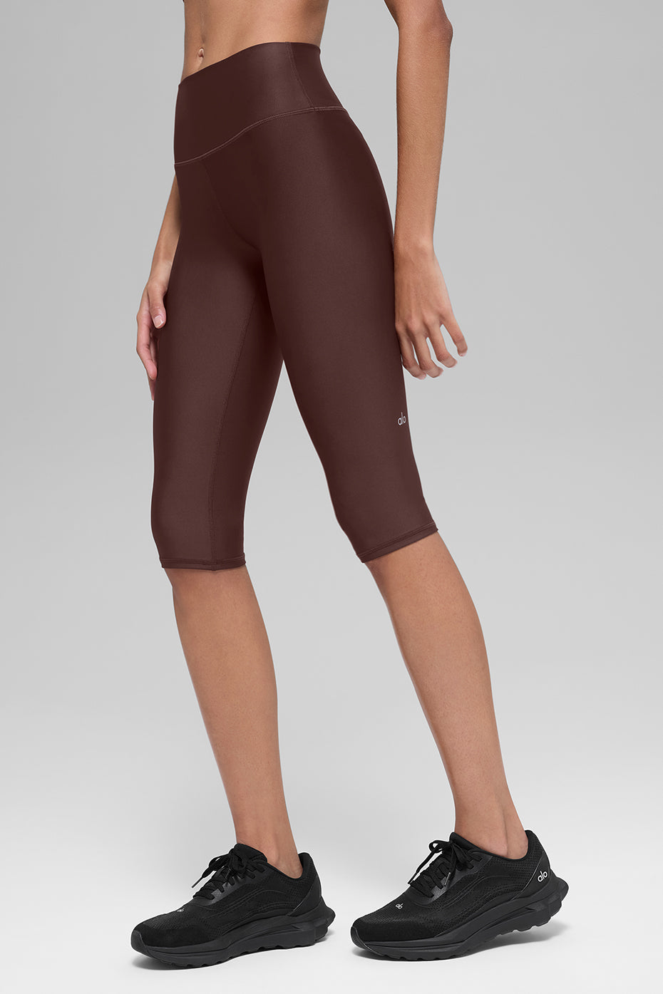 16'' High-Waist Airlift Capri - Brownstone - Image 3