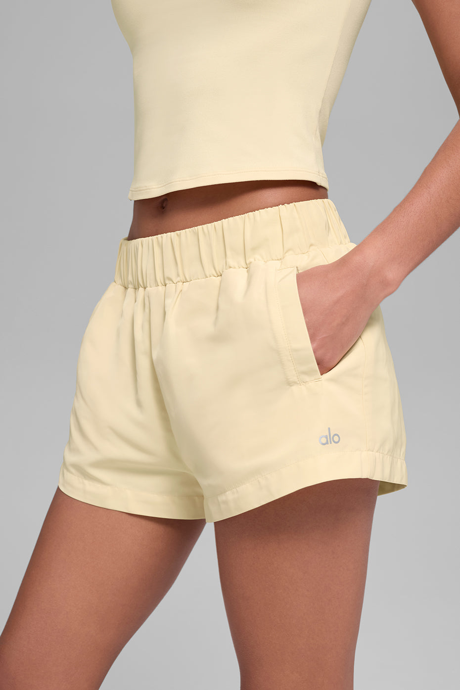 High-Waist Socialite Short - Candlelight Yellow - Image 2