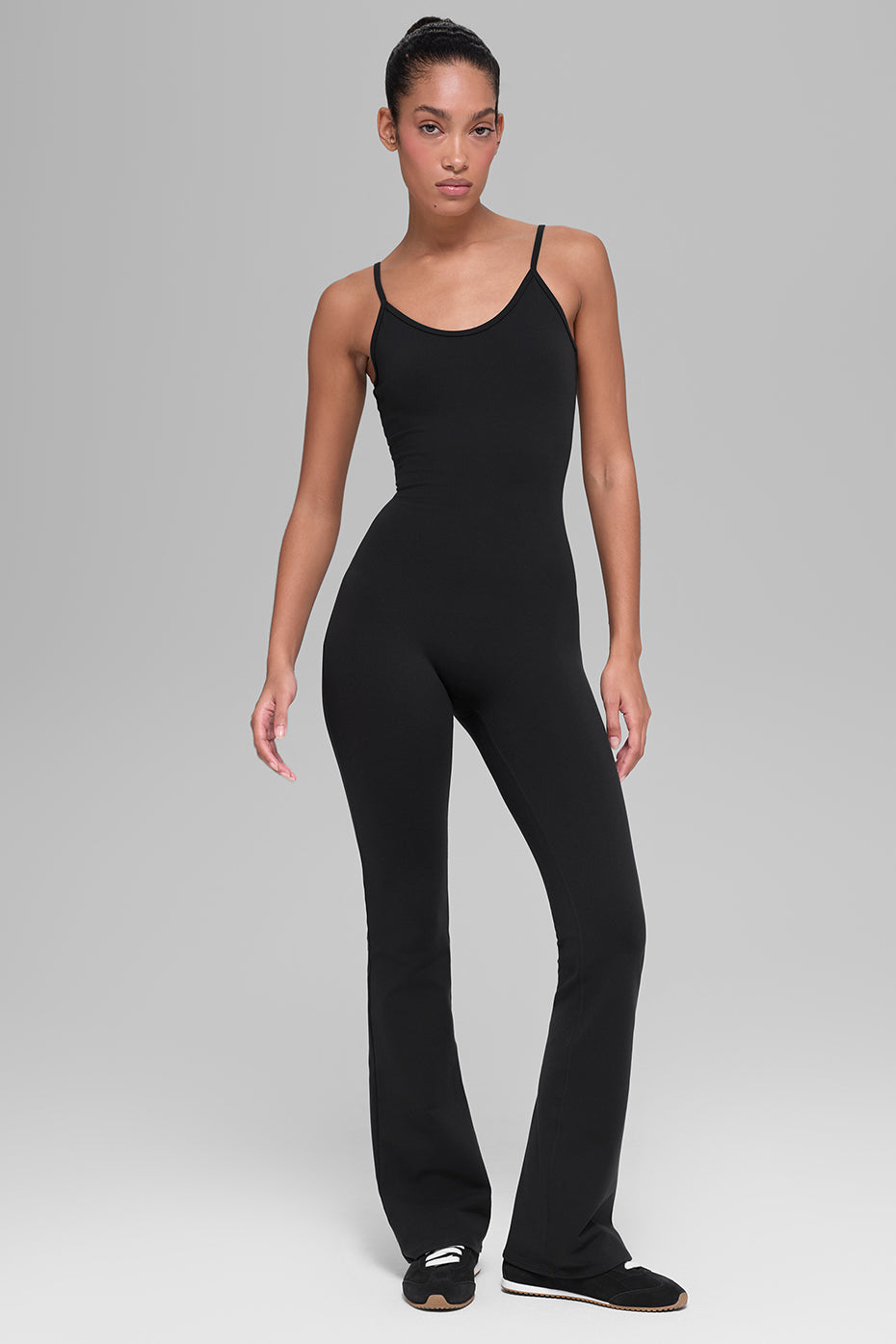 Airbrush Bootcut One And Done Onesie - Black - Image 3