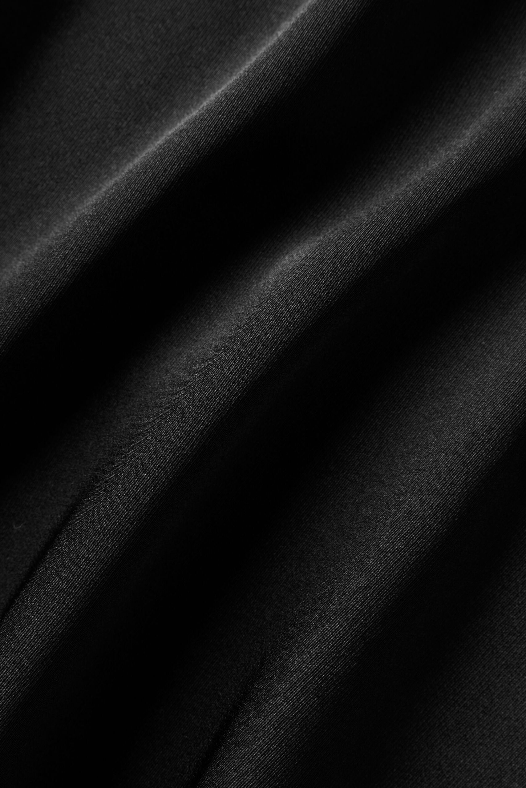 Silk Blend Radiance Dress - Black - Image 5