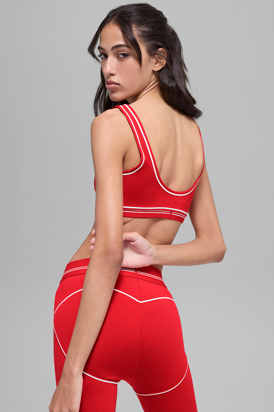 Airbrush Heart Throb Bra - Bright Red/White - Image 2