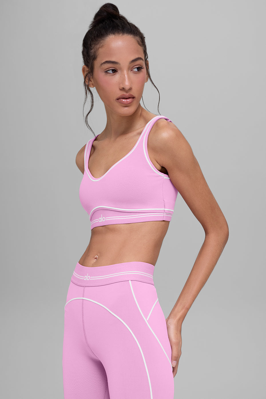 Airbrush Heart Throb Bra - Candy Heart Pink/White - Image 4