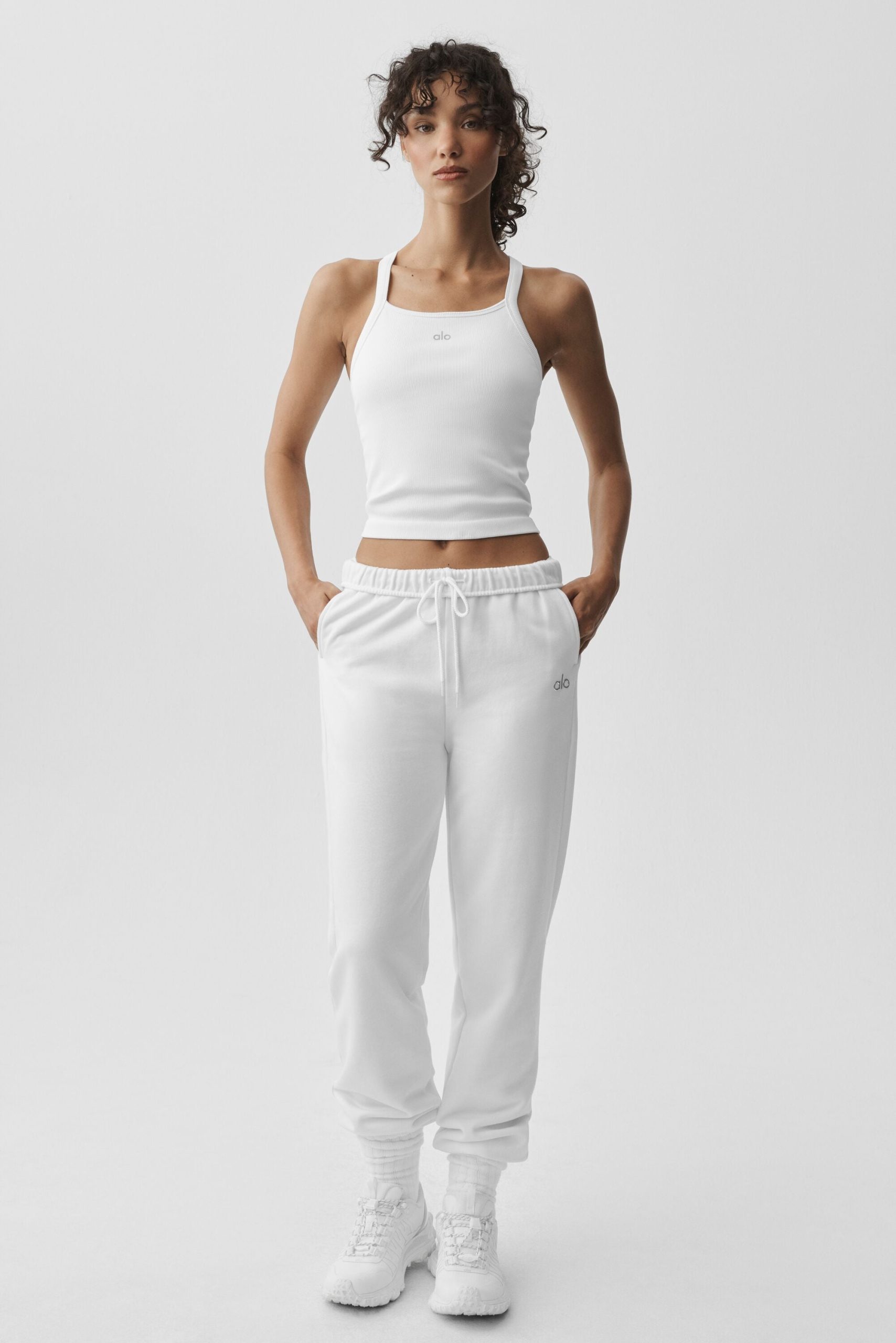 Seamless Ribbed Favorite Bra Tank - White - Image 5