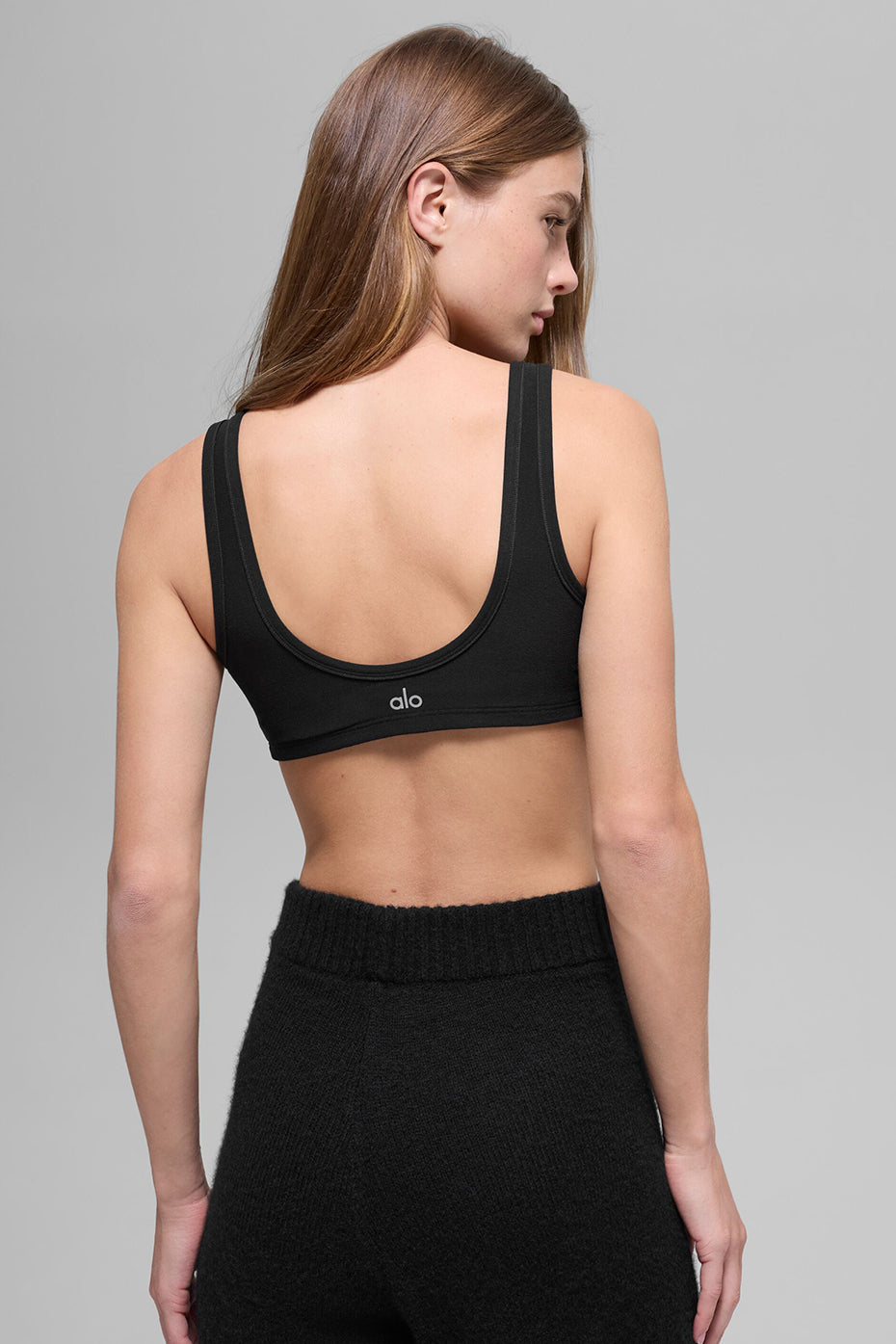 Alosoft Center Stage Bra - Black - Image 2