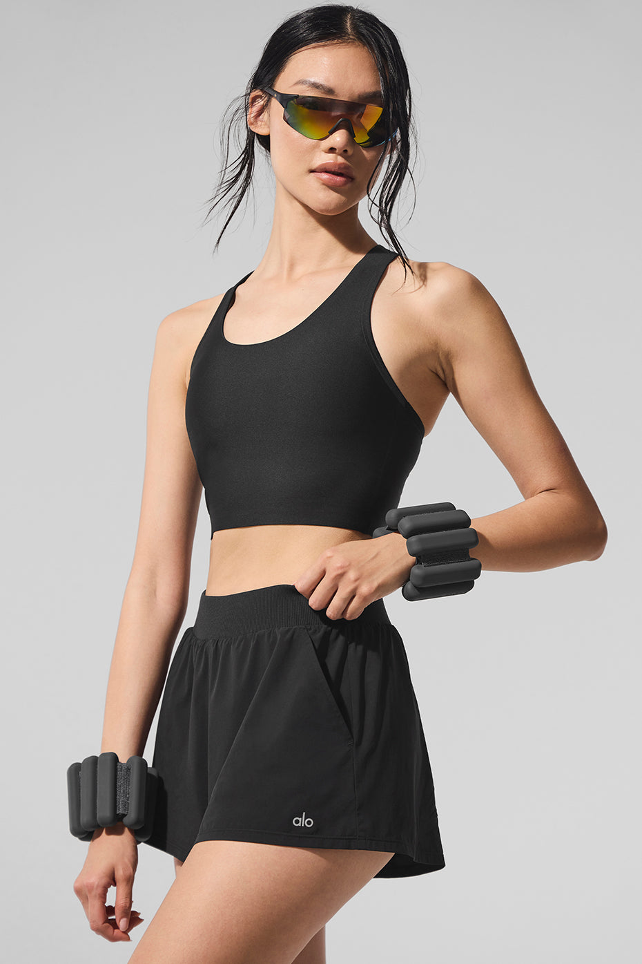 Airlift Super Sleek Bra Tank - Black - Image 3